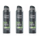 Ficha técnica e caractérísticas do produto Kit com 3 Dove Extra Fresh Desodorante Aerosol Masculino 89g