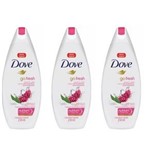 Ficha técnica e caractérísticas do produto Kit com 3 Dove Go Fresh Revigorante Sabonete Líquido 250ml