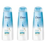 Ficha técnica e caractérísticas do produto Kit com 3 Dove Hidratação Intensa Oxigênio Shampoo 400ml