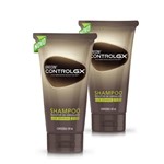 Ficha técnica e caractérísticas do produto Kit com Duas Unidades do Shampoo Redutor de Cabelos Brancos Grecin Control GX