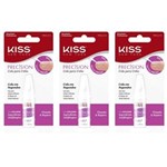 Ficha técnica e caractérísticas do produto Kit com 3 First Kiss Precision Cola P/ Unhas Artificiais