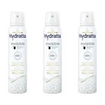 Ficha técnica e caractérísticas do produto Kit com 3 Francis Hydratta Invisible Desodorante Aerosol 165ml