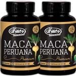 Ficha técnica e caractérísticas do produto Kit com 2 Frascos de Maca Peruana Premium Pura Unilife 120 Capsulas 550mg