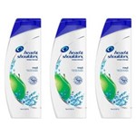 Ficha técnica e caractérísticas do produto Kit com 3 Head & Shoulders Apple Maçã Shampoo Anticaspa 200ml