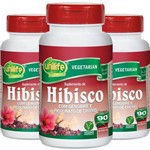 Ficha técnica e caractérísticas do produto Kit com 3 Hibisco com Gengibre 90 Comprimidos Unilife