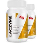 Ficha técnica e caractérísticas do produto Kit c/ 2 Laczyme 450mg Vitafor 60 cápsulas