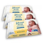 Ficha técnica e caractérísticas do produto Kit com 3 Lenços Umedecidos JOHNSON'S Baby Recém Nascido Sem Fragrância 48 Unidades - Johnsons