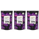 Ficha técnica e caractérísticas do produto Kit com 3 Lux Orquídea Negra Sabonete Líquido Suave Refil 200ml