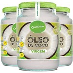 Ficha técnica e caractérísticas do produto Kit com 3 Óleo de Coco Virgem QualiCoco 500ml