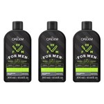 Ficha técnica e caractérísticas do produto Kit com 3 Origem For Men Crescimento Shampoo 300ml