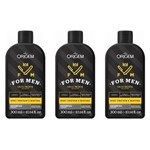 Ficha técnica e caractérísticas do produto Kit com 3 Origem For Men 3em1 Shampoo 300ml