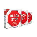 Ficha técnica e caractérísticas do produto Kit Com 3 Pacotes Curativo Blood Stop Bege Redondo