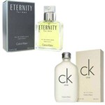 Ficha técnica e caractérísticas do produto Kit com Perfume Calvin Klein Eternity 100ml Masculino e Ck One 200ml