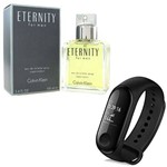Ficha técnica e caractérísticas do produto Kit com Perfume Eternity For Men 100ml - Calvin Klein e Relógio Inteligente Mi Band 3 - Xiaomi