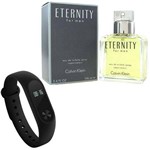 Ficha técnica e caractérísticas do produto Kit com Perfume Eternity For Men 100ml - Calvin Klein e Relógio Inteligente Mi Band 2 - Xiaomi