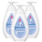 Ficha técnica e caractérísticas do produto Kit com 3 Sabonetes Líquidos Hidratação Intensa Johnson`s Baby 400ml