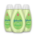 Ficha técnica e caractérísticas do produto Kit com 3 Shampoos JOHNSON`S Baby Cabelos Claros 400 Ml