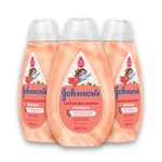 Ficha técnica e caractérísticas do produto Kit com 3 Shampoos JOHNSON`S Baby Cachos Definidos 400ml