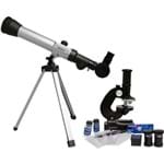 Ficha técnica e caractérísticas do produto Kit com Telescópio Refletor 40X e Microscópio 600X VIVITAR VIVTELMIC30