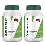 Ficha técnica e caractérísticas do produto Combo 2 - Óleo de Coco Extravirgem 1G - 60 Cápsulas - Vitafor
