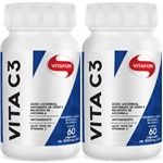 Ficha técnica e caractérísticas do produto Kit com 2 X Vita C 60 Cápsulas - Vitafor