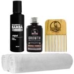 Ficha técnica e caractérísticas do produto Kit Completo Pente Garfo Toalhas Tônico Shampoo Usebarba