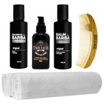 Ficha técnica e caractérísticas do produto Kit Barba Longa Balm 2 Toalhas Shampoo Tônico Usebarba - Use Barba