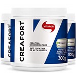 Ficha técnica e caractérísticas do produto Kit 3 Creatina Creafort Vitafor Pote 300g