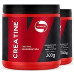 Ficha técnica e caractérísticas do produto Kit 2 Creatina Monohidratada Creatine Vitafor em Pó 300g