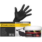 Ficha técnica e caractérísticas do produto Kit Creme de Pimenta Negra 300g e 10 Pares Luvas Latex G Proteção Marco Boni - Dagua Natural