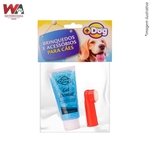Ficha técnica e caractérísticas do produto Kit Creme dental Mais Dog Tutti-fruti 60grs + Dedeira