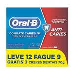 Ficha técnica e caractérísticas do produto Kit Creme Dental Oral-B 1-2-3
