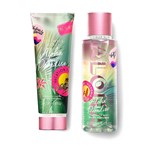 Ficha técnica e caractérísticas do produto Kit Creme Hidratante + Body Splash Victoria's Secret Aloha From Paradise Importado Original