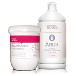 Ficha técnica e caractérísticas do produto Kit Creme Massagem Rosa Mosqueta + Óleo Aruk D'agua Natural