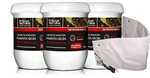 Ficha técnica e caractérísticas do produto Kit 3 Cremes Pimenta Negra 650g Dagua Natural + Cinta Térmica Elétrica Santa Clara