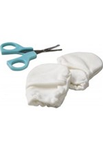 Ficha técnica e caractérísticas do produto Kit Cuidados para Unhas de Recém Nascidos Tesoura e Luvas Safety 1st