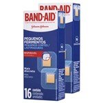 Kit Curativos Band-Aid para Pequenos Ferimentos com 32 Unidades