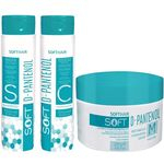 Ficha técnica e caractérísticas do produto Kit D-Pantenol Soft Hair: 1 Shampoo + 1 Condicionador + 1 Máscara