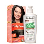 Ficha técnica e caractérísticas do produto Kit DaBelle Hair DutyColor Coco Castanho Escuro (2 Produtos)