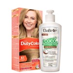 Ficha técnica e caractérísticas do produto Kit DaBelle Hair DutyColor Coco Louro Cinza Claro (2 Produtos)