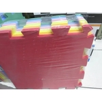 Ficha técnica e caractérísticas do produto Kit de 16 peças Tatame Tapete Eva 50x50cm Infantil Fitness Colorido