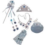 Ficha técnica e caractérísticas do produto Kit de Acessórios Disney Cinderela Grande Azul