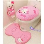 Ficha técnica e caractérísticas do produto Kit de Banheiro Hello Kitty (Rosa)