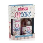 Kit de Banho Cupcake com 02 Itens da Marca Vini Lady - Kit Cupcake