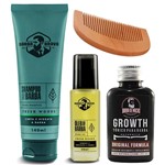 Ficha técnica e caractérísticas do produto Kit de Barba Shampoo Óleo Tônico Barba Brava