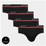 Ficha técnica e caractérísticas do produto Kit de Cuecas Slip Lupo 4 Peças