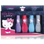 Ficha técnica e caractérísticas do produto Kit de Esmaltes Hello Kitty By Dote - Alegria