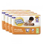 Ficha técnica e caractérísticas do produto Kit de Fraldas Pom Pom Protek Proteção de Mãe Jumbo G 104 UN