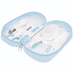 Ficha técnica e caractérísticas do produto Kit De Higiene Cuidados Baby Para Bebês Com estojo Azul Buba