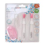 Ficha técnica e caractérísticas do produto Kit de Higiene Oral Infantil Menina Multikids